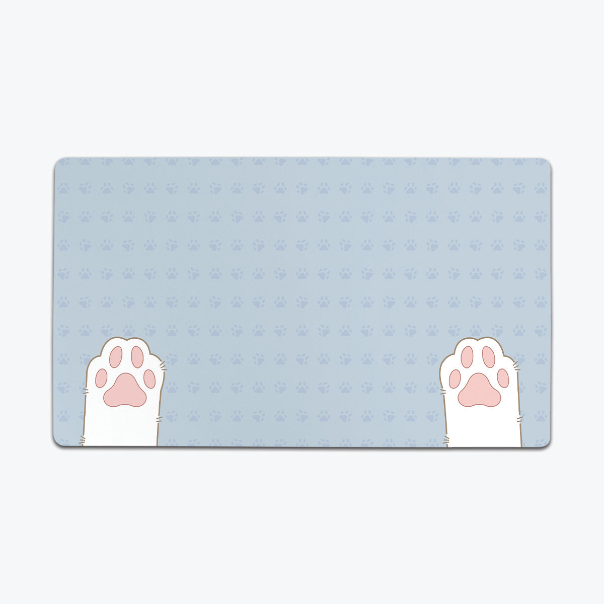 White Bean Kitten Paws Playmat - Premium Playmat from Inked Gaming - Just $34.99! Shop now at Game Crave Tournament Store