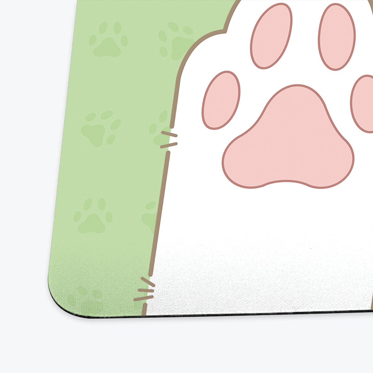 White Bean Kitten Paws Playmat - Premium Playmat from Inked Gaming - Just $34.99! Shop now at Game Crave Tournament Store