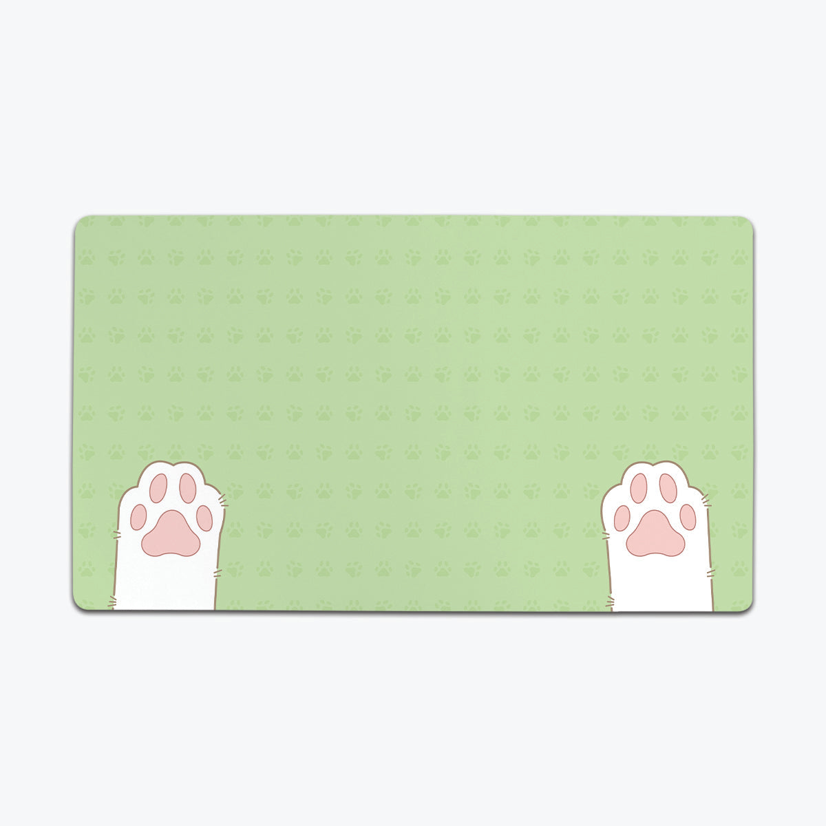 White Bean Kitten Paws Playmat - Premium Playmat from Inked Gaming - Just $34.99! Shop now at Game Crave Tournament Store