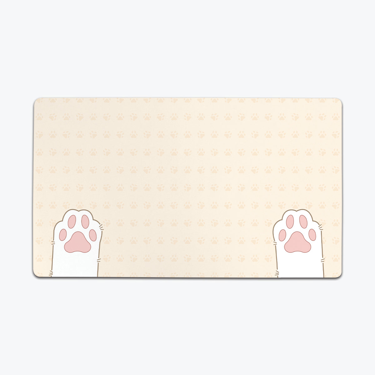 White Bean Kitten Paws Playmat - Premium Playmat from Inked Gaming - Just $34.99! Shop now at Game Crave Tournament Store