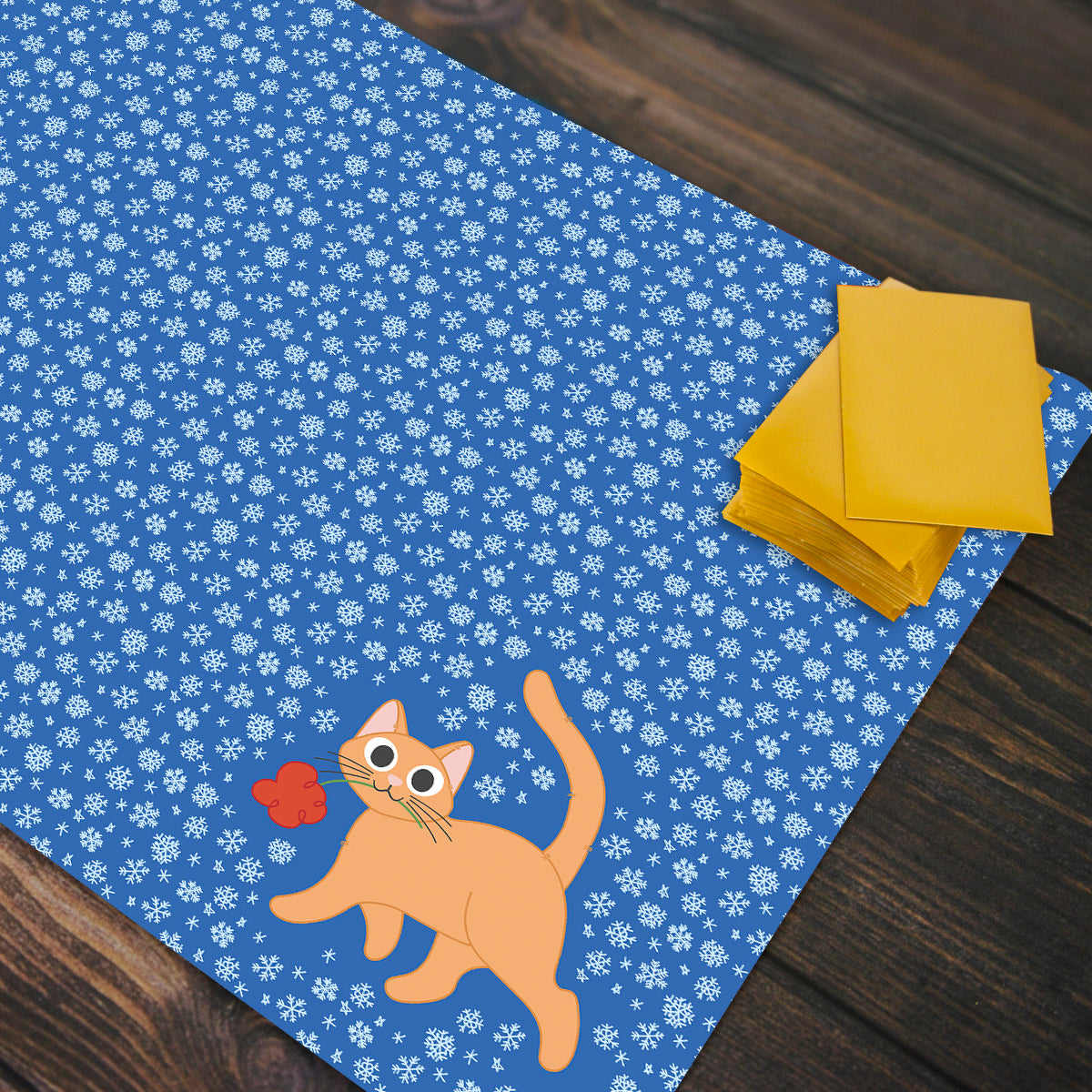 Special Winter Delivery Playmat - Premium Playmat from Inked Gaming - Just $34.99! Shop now at Game Crave Tournament Store