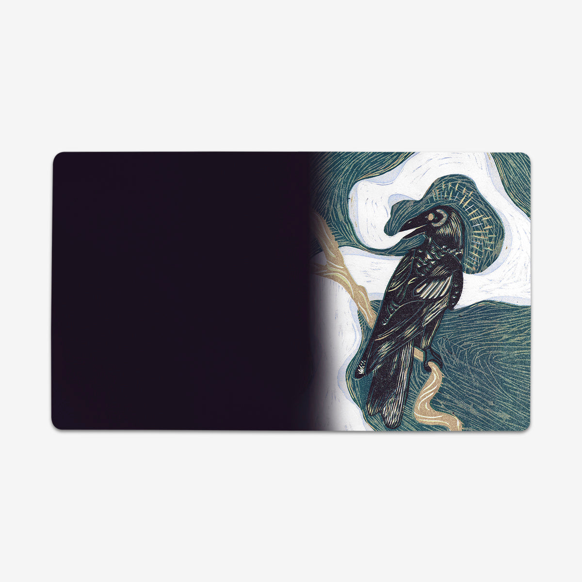 Spirit Crow Playmat - Premium Desk Mat from Inked Gaming - Just $34.99! Shop now at Game Crave Tournament Store
