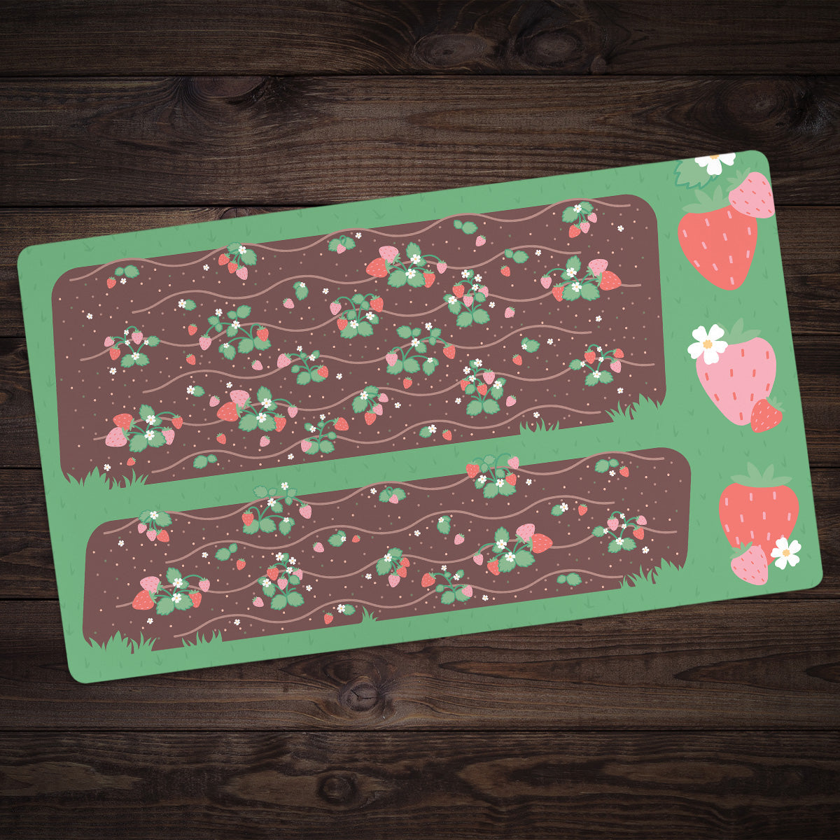 Strawberry Magic Playmat - Premium Playmat from Inked Gaming - Just $34.99! Shop now at Game Crave Tournament Store