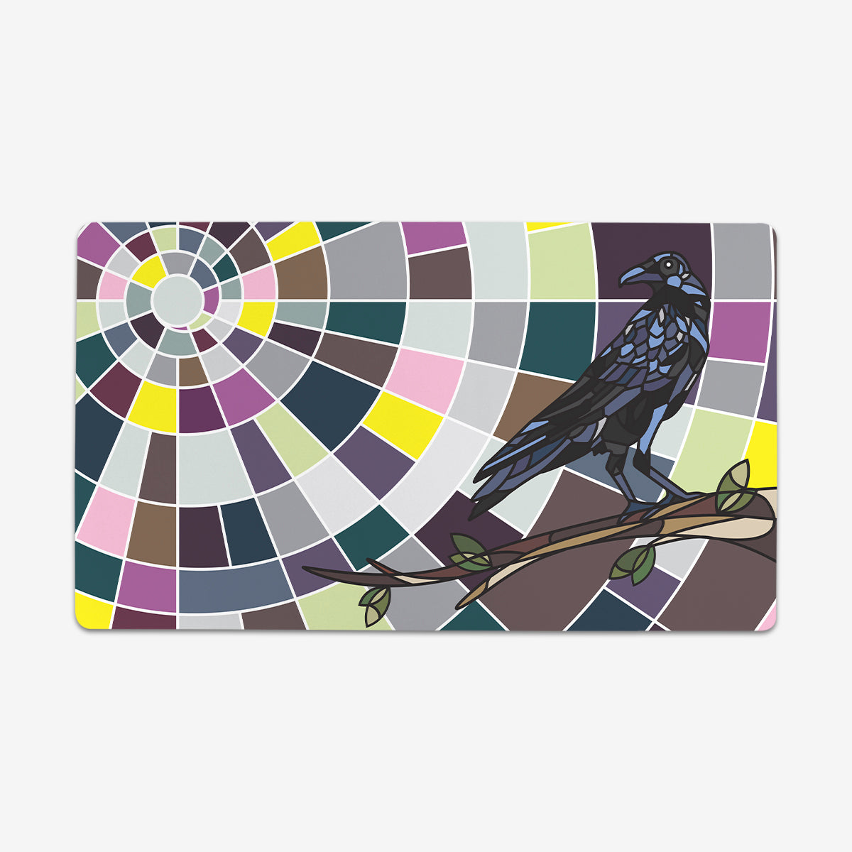 Sunrise Raven Playmat - Premium Playmat from Inked Gaming - Just $34.99! Shop now at Game Crave Tournament Store