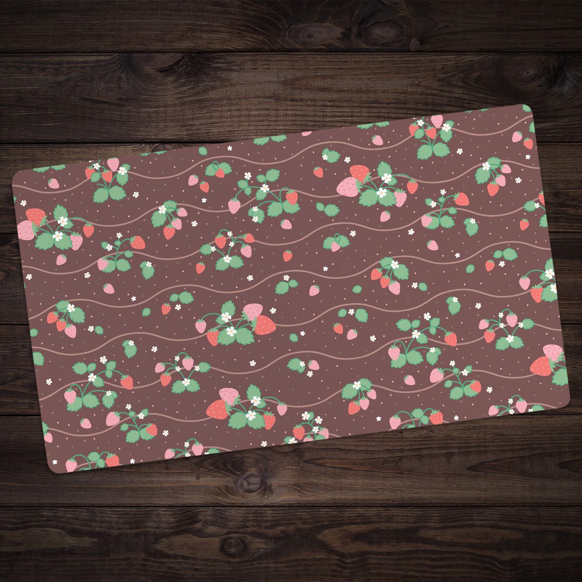 The Strawberry Garden Playmat - Premium Playmat from Inked Gaming - Just $34.99! Shop now at Game Crave Tournament Store