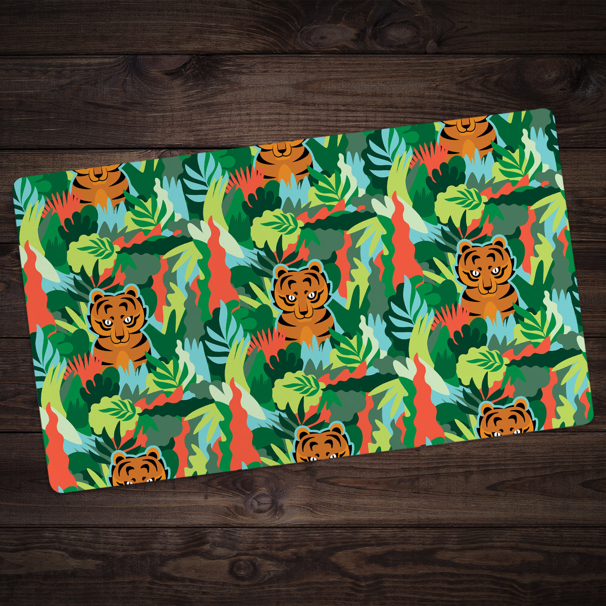 Tigers In The Forest Playmat - Premium Playmat from Inked Gaming - Just $34.99! Shop now at Game Crave Tournament Store