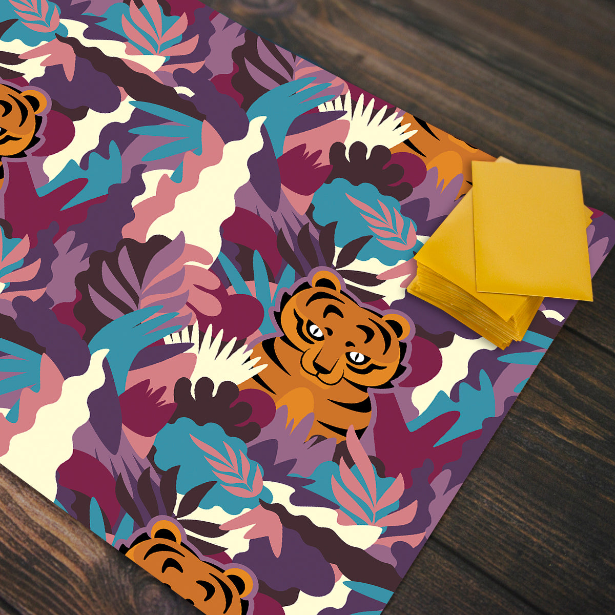 Tigers In The Forest Playmat - Premium Playmat from Inked Gaming - Just $34.99! Shop now at Game Crave Tournament Store
