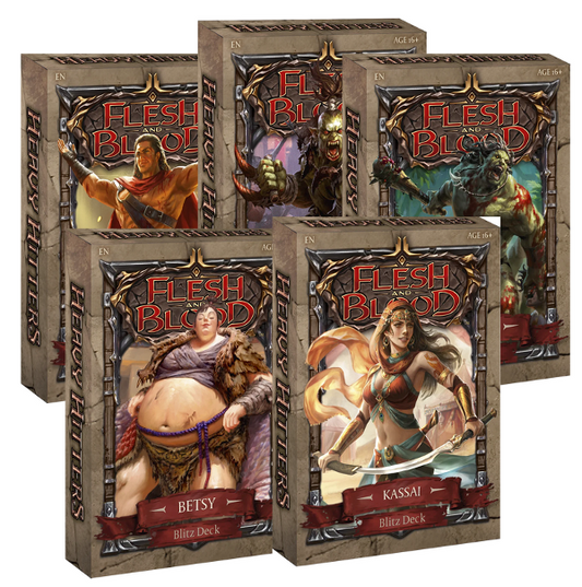 Flesh And Blood TCG - Heavy Hitters Blitz Deck - Premium FAB Sealed from Legend Story Studios - Just $11.99! Shop now at Game Crave Tournament Store