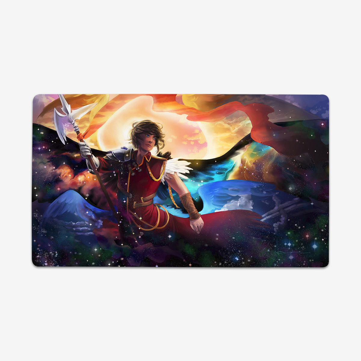 The Skies within the Wings Playmat - Premium Playmat from Inked Gaming - Just $34.99! Shop now at Game Crave Tournament Store