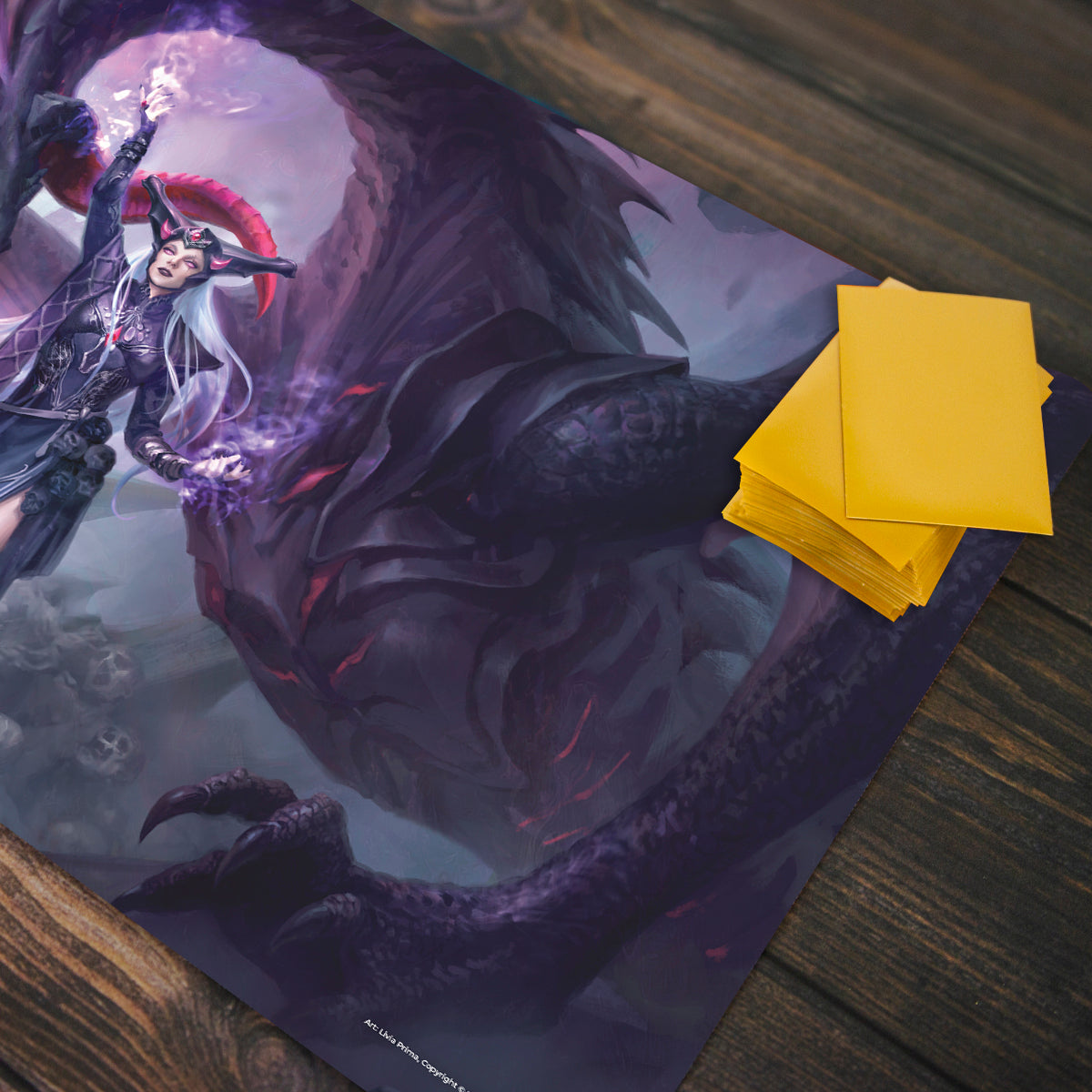 The Necromancer Playmat - Premium Playmat from Inked Gaming - Just $34.99! Shop now at Game Crave Tournament Store