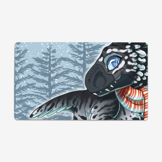 Winter Tyrannosaurus Playmat - Premium Playmat from Inked Gaming - Just $34.99! Shop now at Game Crave Tournament Store