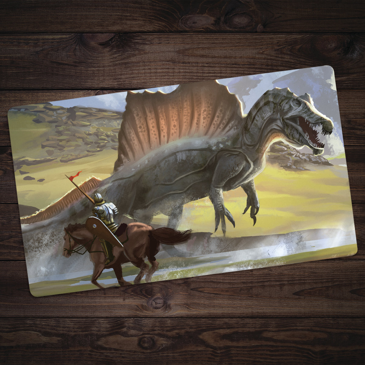 The River Dragon Playmat - Premium Playmat from Inked Gaming - Just $34.99! Shop now at Game Crave Tournament Store