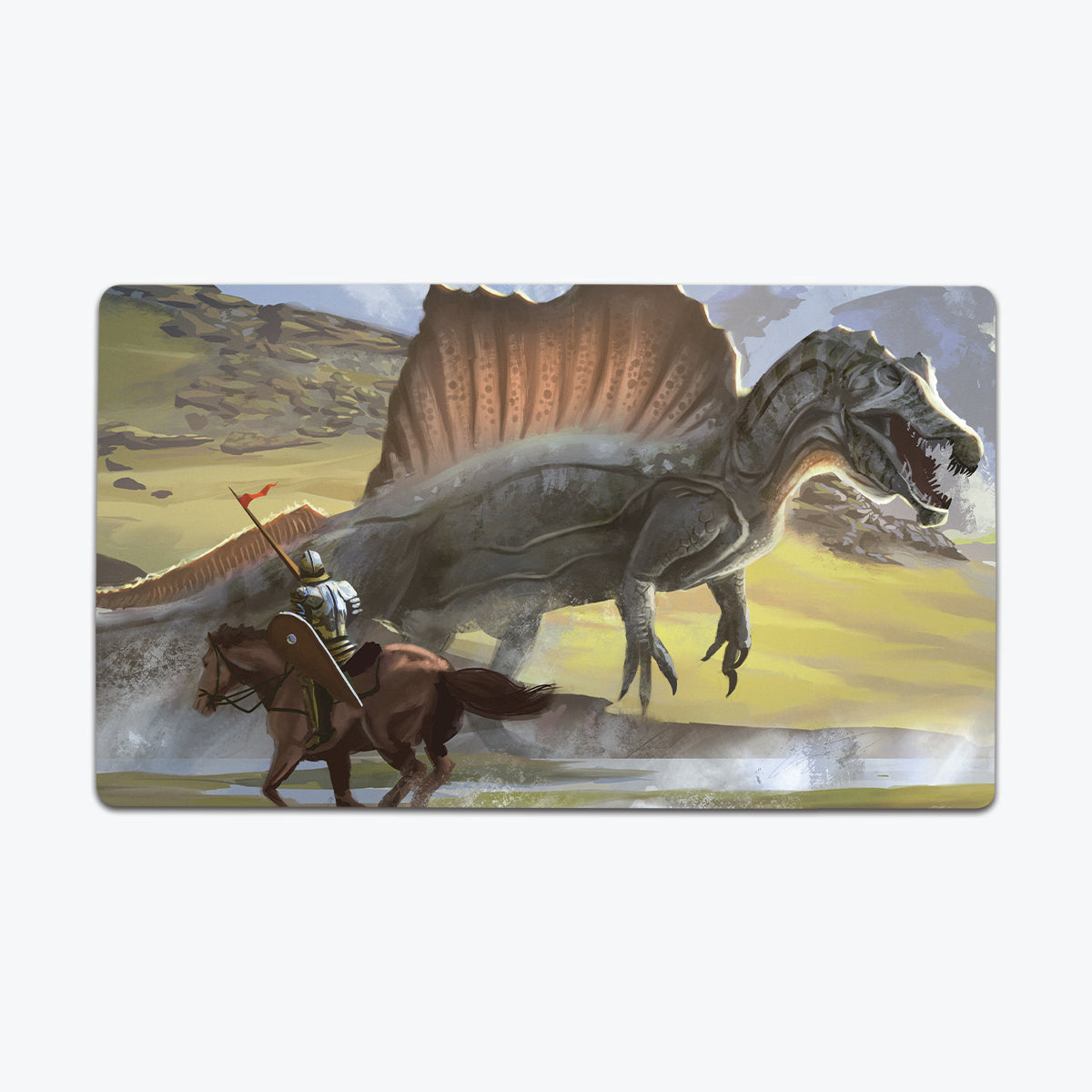 The River Dragon Playmat - Premium Playmat from Inked Gaming - Just $34.99! Shop now at Game Crave Tournament Store