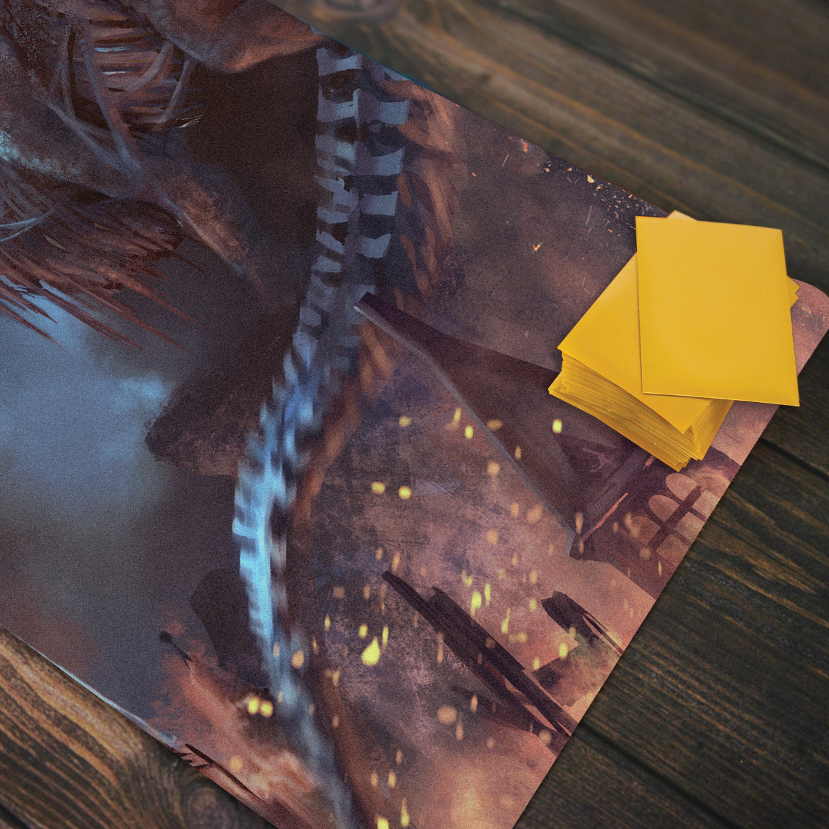 The Undead Dragon Playmat - Premium Playmat from Inked Gaming - Just $34.99! Shop now at Game Crave Tournament Store