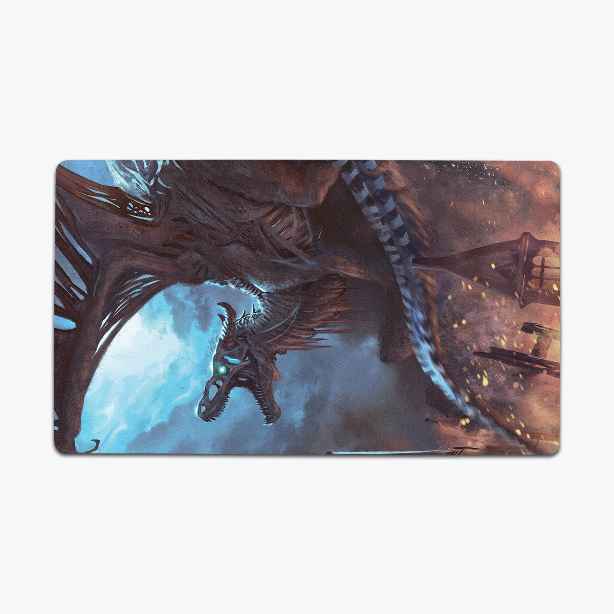 The Undead Dragon Playmat - Premium Playmat from Inked Gaming - Just $34.99! Shop now at Game Crave Tournament Store