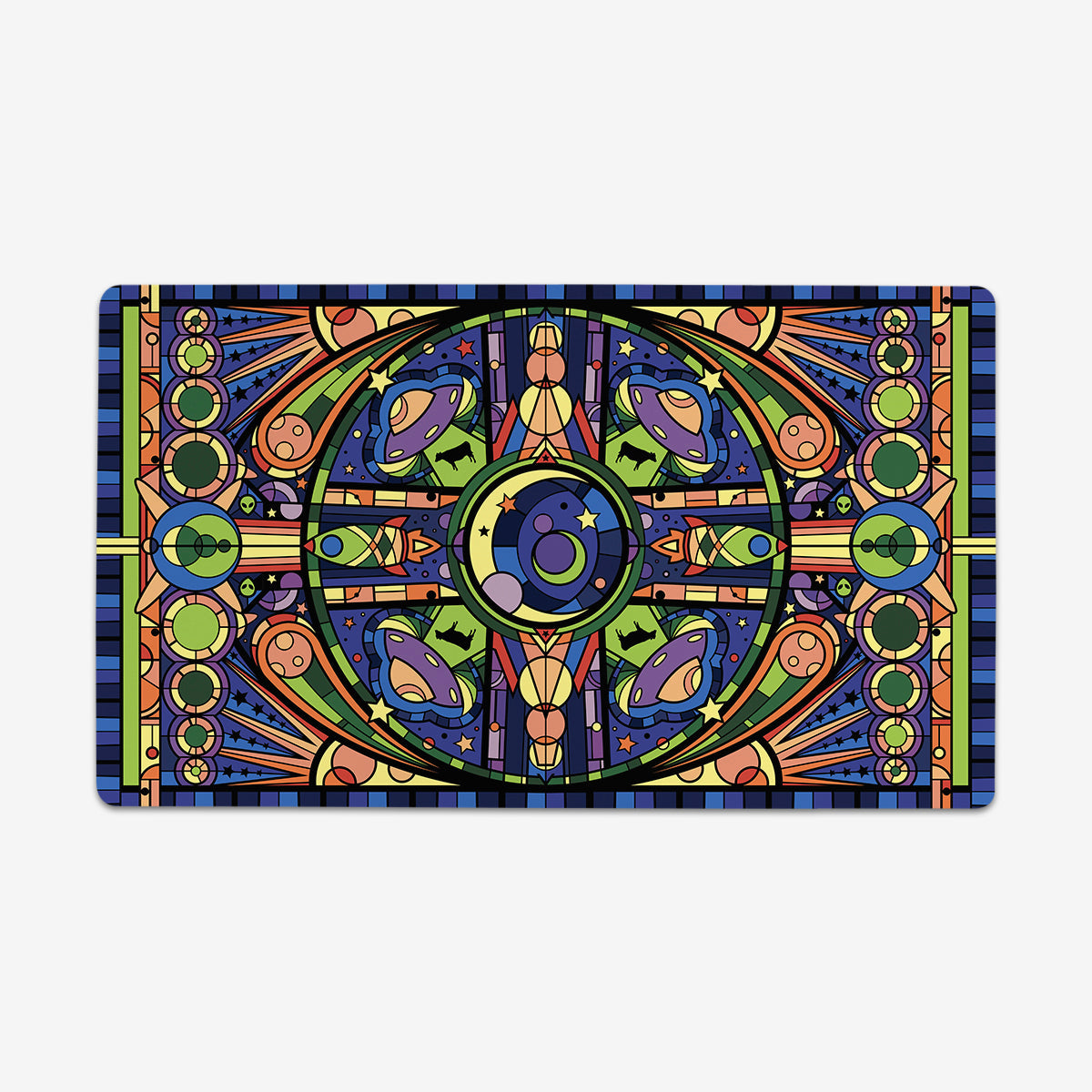 Space Glass Playmat - Premium Playmat from Inked Gaming - Just $34.99! Shop now at Game Crave Tournament Store