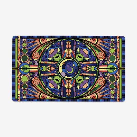 Space Glass Playmat - Premium Playmat from Inked Gaming - Just $34.99! Shop now at Game Crave Tournament Store
