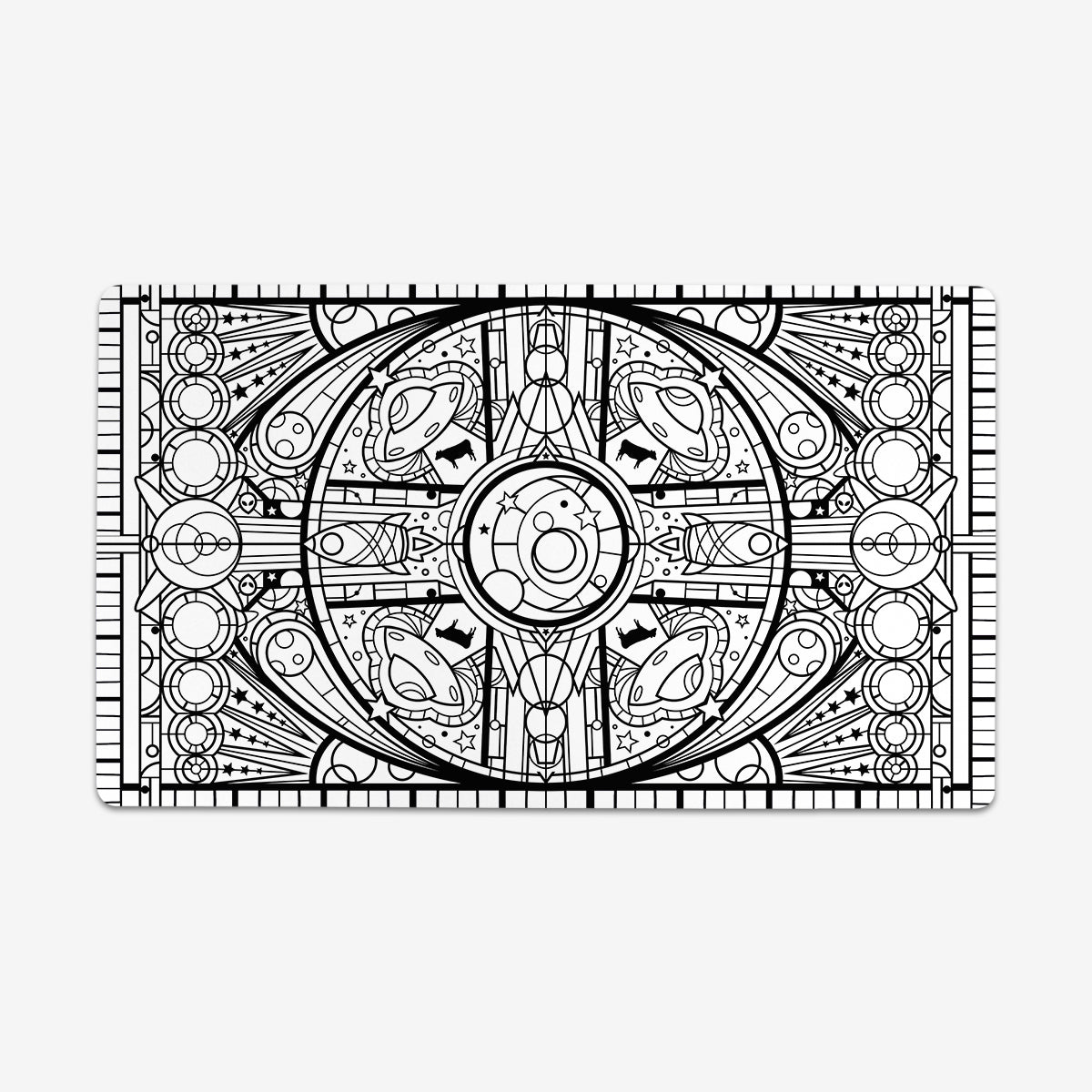 Space Glass Playmat - Premium Playmat from Inked Gaming - Just $34.99! Shop now at Game Crave Tournament Store