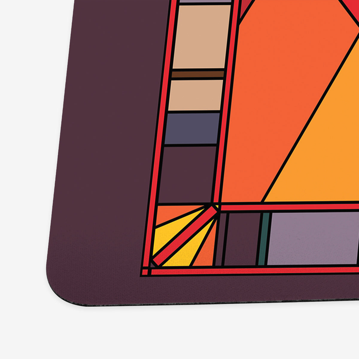 Stained Glass Dinosaur Playmat - Premium Playmat from Inked Gaming - Just $34.99! Shop now at Game Crave Tournament Store