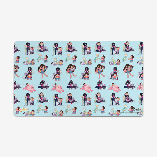 Steven Universe Blue Pattern Playmat - Premium Playmat from Inked Gaming - Just $34.99! Shop now at Game Crave Tournament Store
