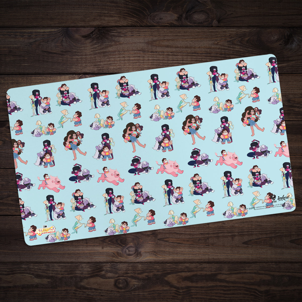Steven Universe Blue Pattern Playmat - Premium Playmat from Inked Gaming - Just $34.99! Shop now at Game Crave Tournament Store