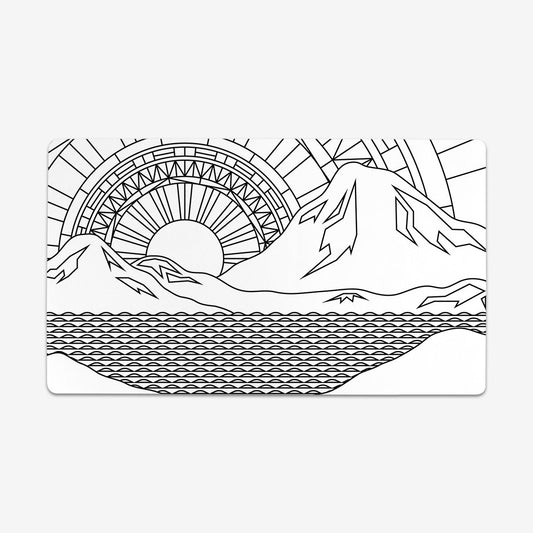 Sunset On The Pacific Playmat - Premium Playmat from Inked Gaming - Just $34.99! Shop now at Game Crave Tournament Store