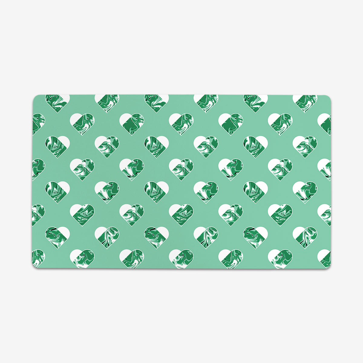 Swirly Hearts Playmat - Premium Playmat from Inked Gaming - Just $34.99! Shop now at Game Crave Tournament Store
