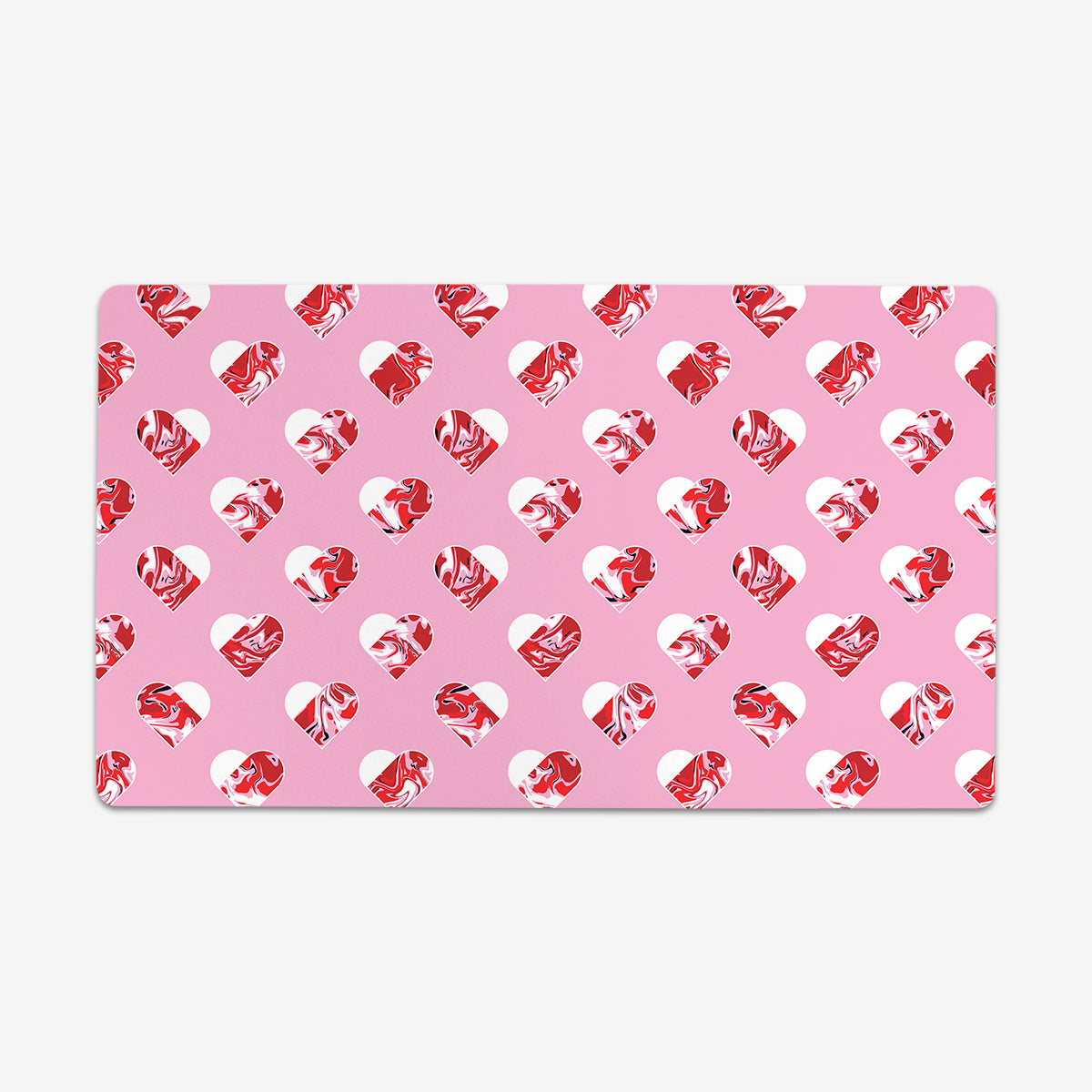 Swirly Hearts Playmat - Premium Playmat from Inked Gaming - Just $34.99! Shop now at Game Crave Tournament Store