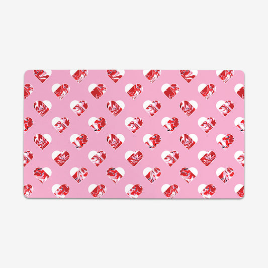 Swirly Hearts Playmat - Premium Playmat from Inked Gaming - Just $34.99! Shop now at Game Crave Tournament Store