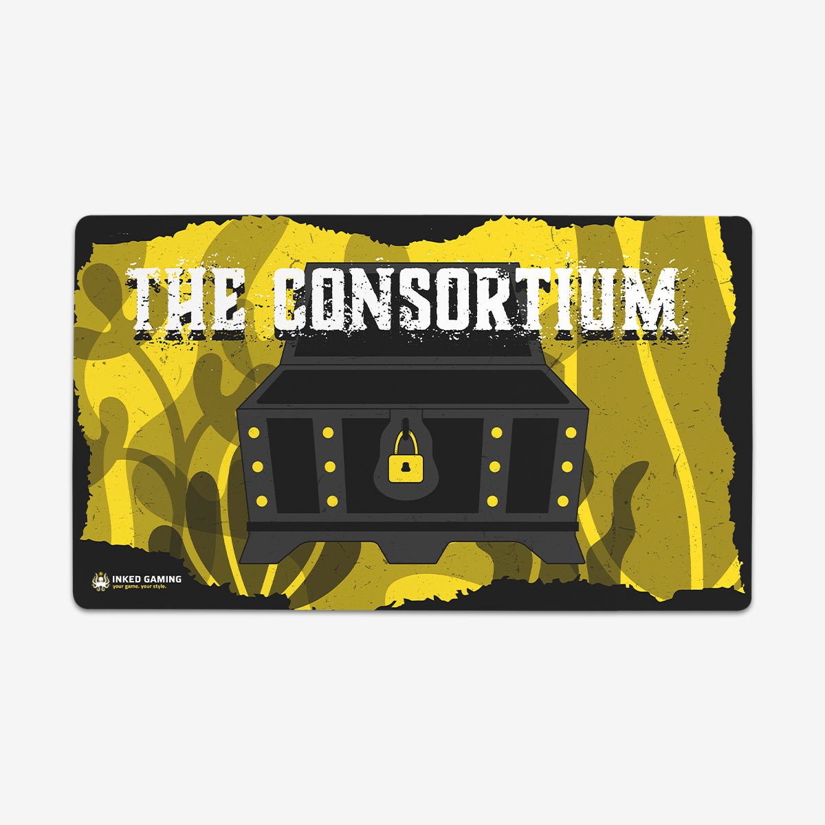 The Consortium Treasure Chest Playmat - Premium Playmat from Inked Gaming - Just $34.99! Shop now at Game Crave Tournament Store