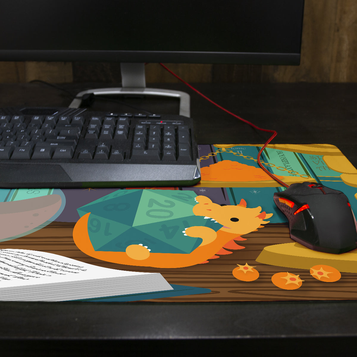 The Magicians Assistant Thin Desk Mat - Premium Playmat from Inked Gaming - Just $34.99! Shop now at Game Crave Tournament Store