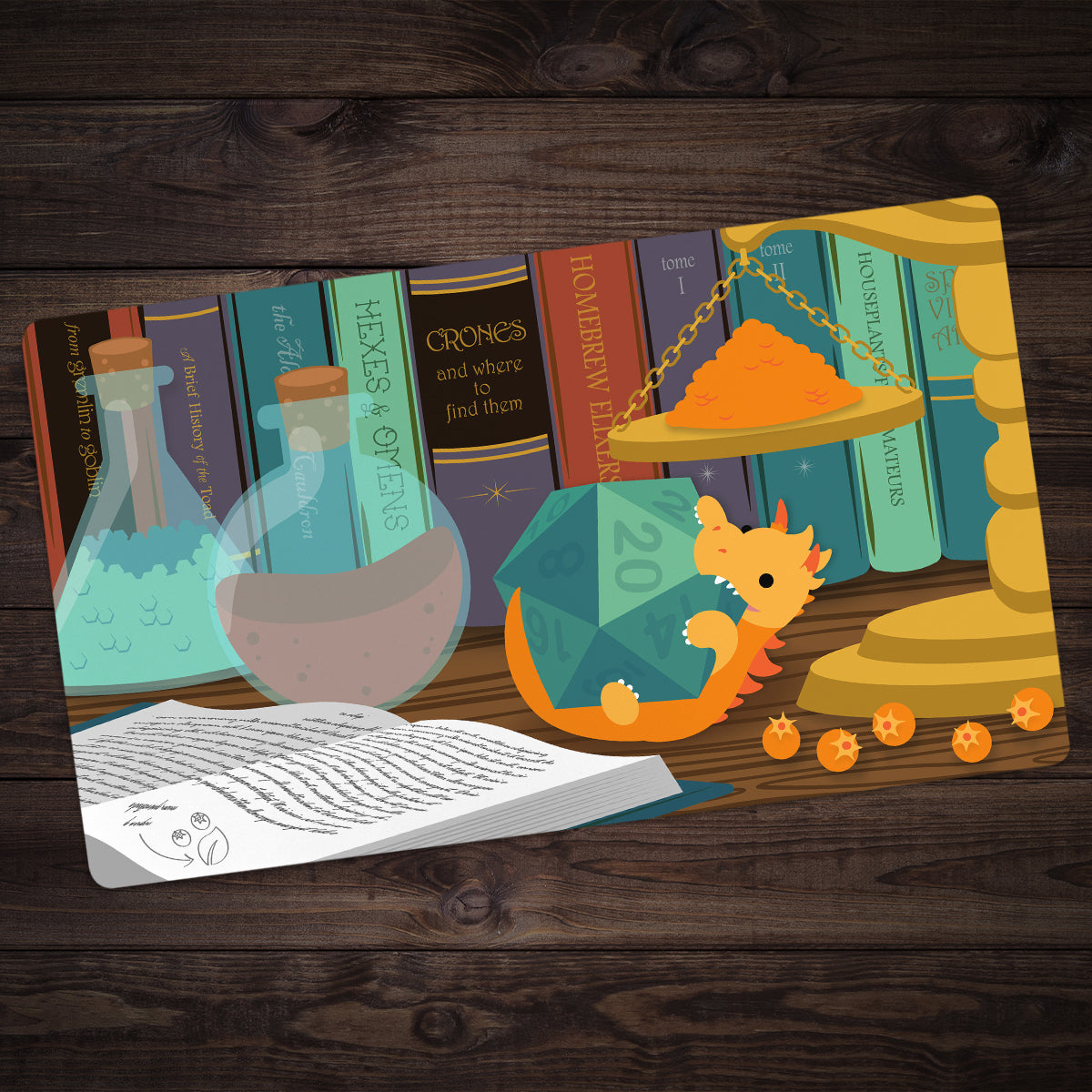The Magicians Assistant Playmat - Premium Playmat from Inked Gaming - Just $34.99! Shop now at Game Crave Tournament Store