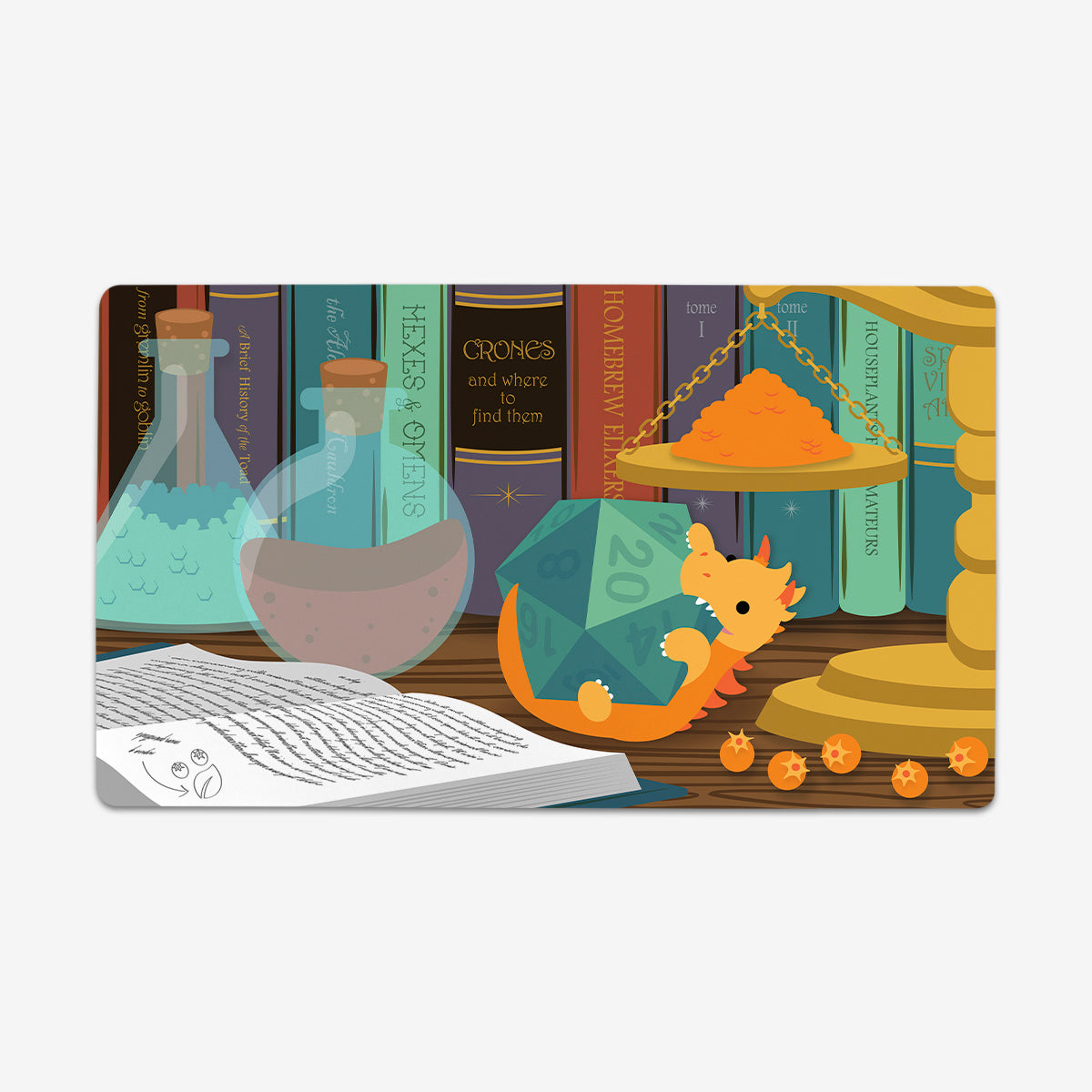The Magicians Assistant Thin Desk Mat - Premium Playmat from Inked Gaming - Just $34.99! Shop now at Game Crave Tournament Store