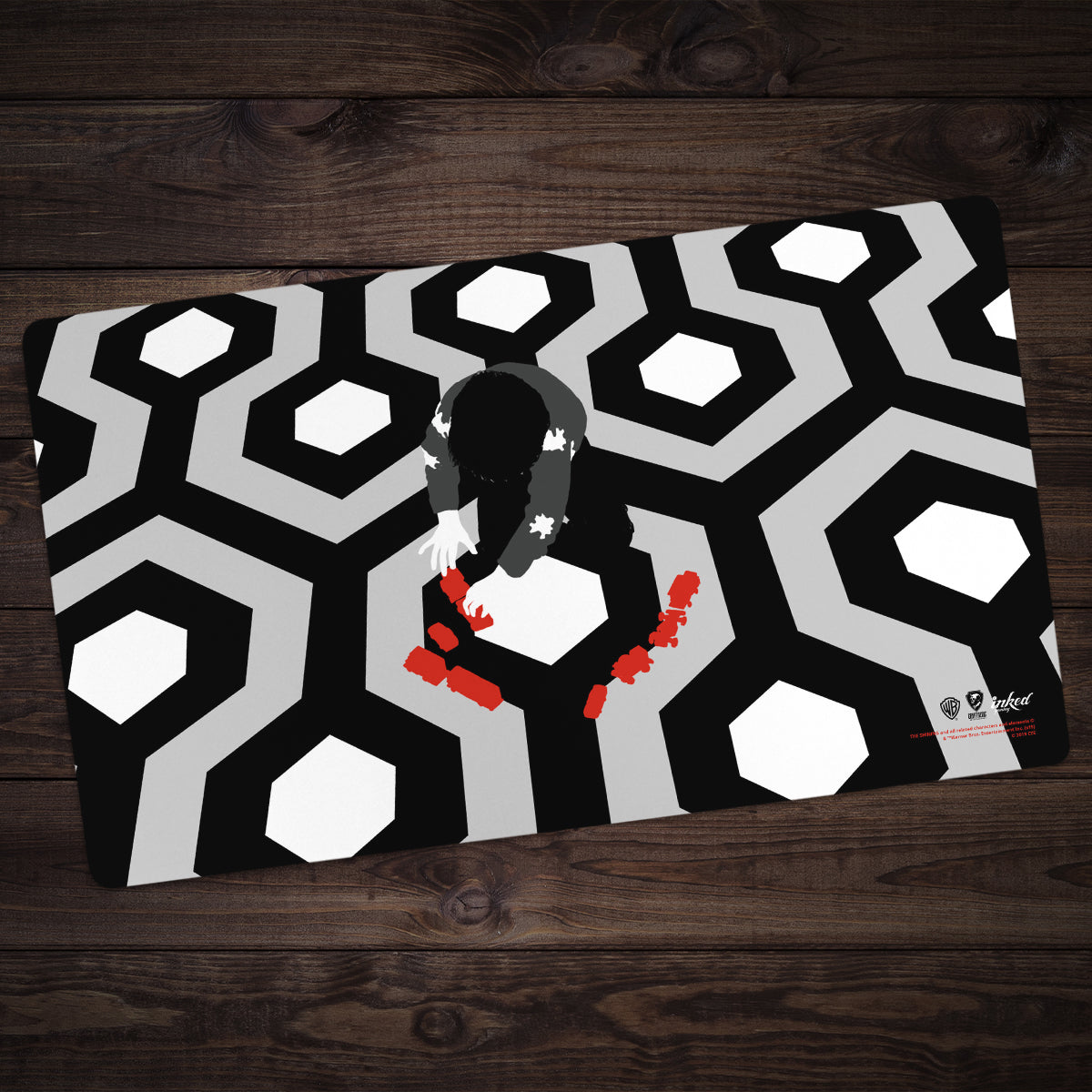 The Shining Gray Rug Playmat - Premium Playmat from Inked Gaming - Just $34.99! Shop now at Game Crave Tournament Store