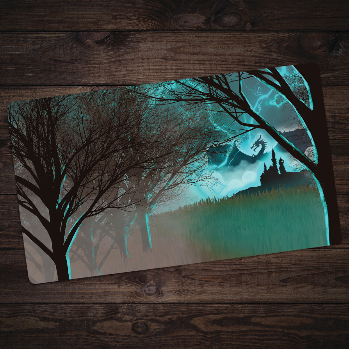 Thunder Dragon Castle Playmat - Premium Playmat from Inked Gaming - Just $34.99! Shop now at Game Crave Tournament Store