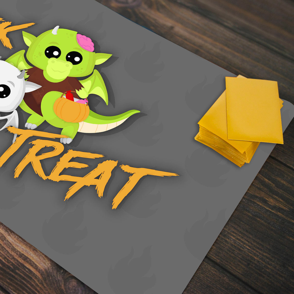 Trick or Treat Playmat - Premium Playmat from Inked Gaming - Just $34.99! Shop now at Game Crave Tournament Store