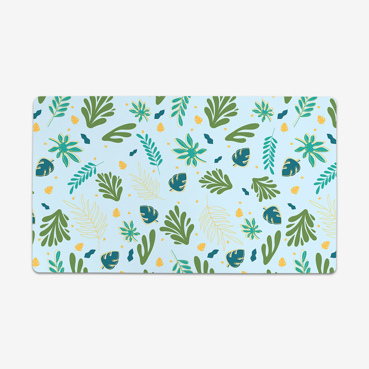 Tropical Leaves Playmat - Premium Desk Mat from Inked Gaming - Just $34.99! Shop now at Game Crave Tournament Store