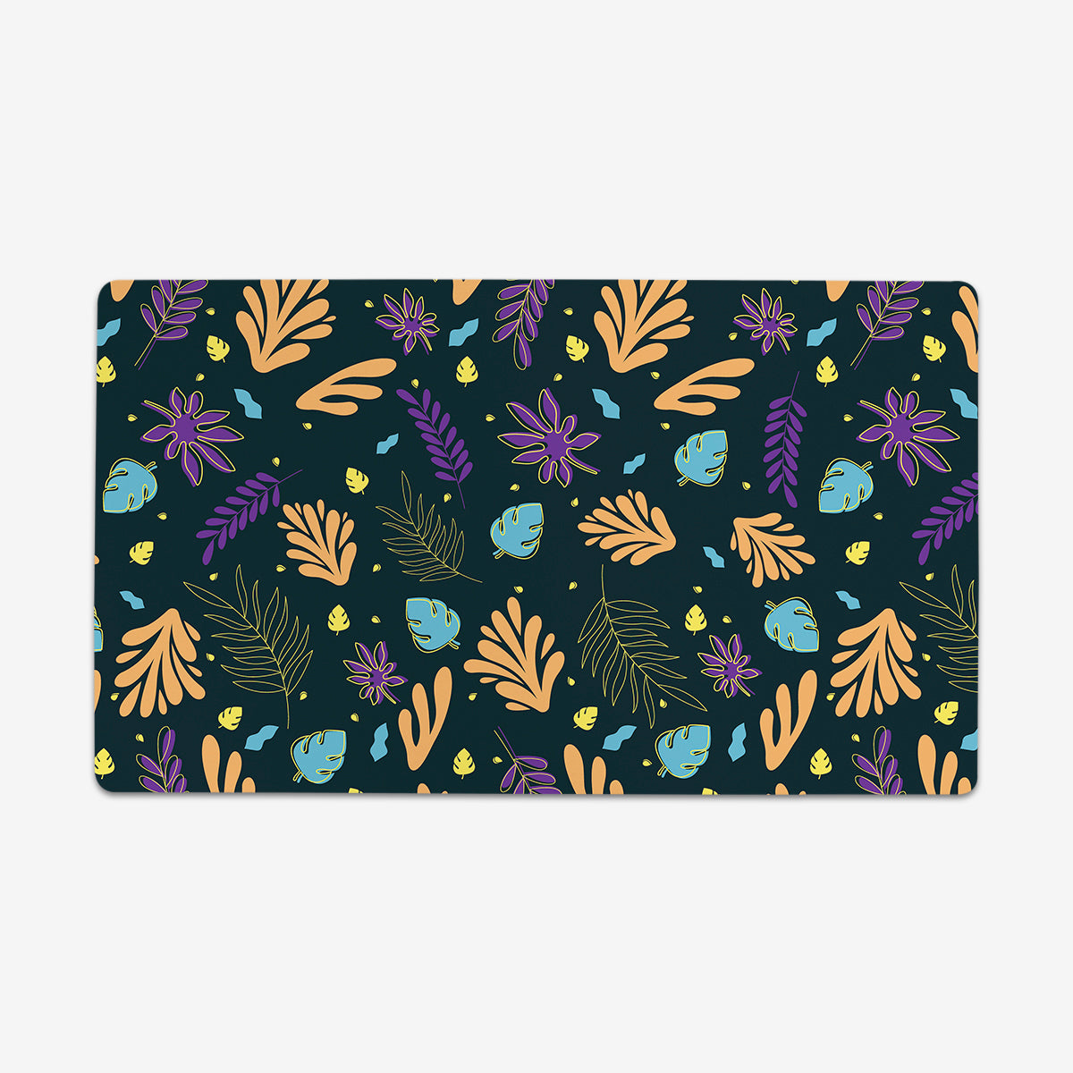 Tropical Leaves Playmat - Premium Desk Mat from Inked Gaming - Just $34.99! Shop now at Game Crave Tournament Store