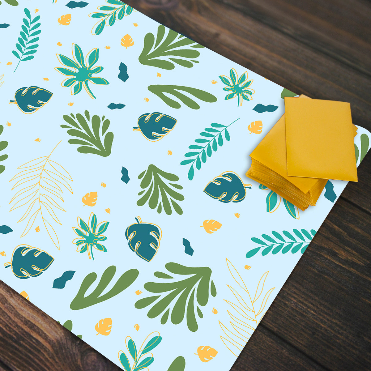 Tropical Leaves Playmat - Premium Desk Mat from Inked Gaming - Just $34.99! Shop now at Game Crave Tournament Store