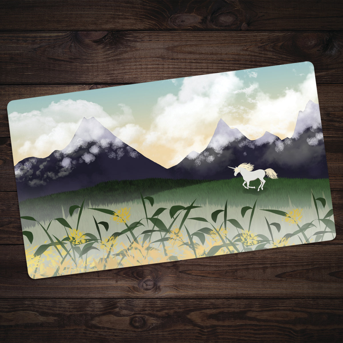 Unicorn Hills Playmat - Premium Playmat from Inked Gaming - Just $34.99! Shop now at Game Crave Tournament Store
