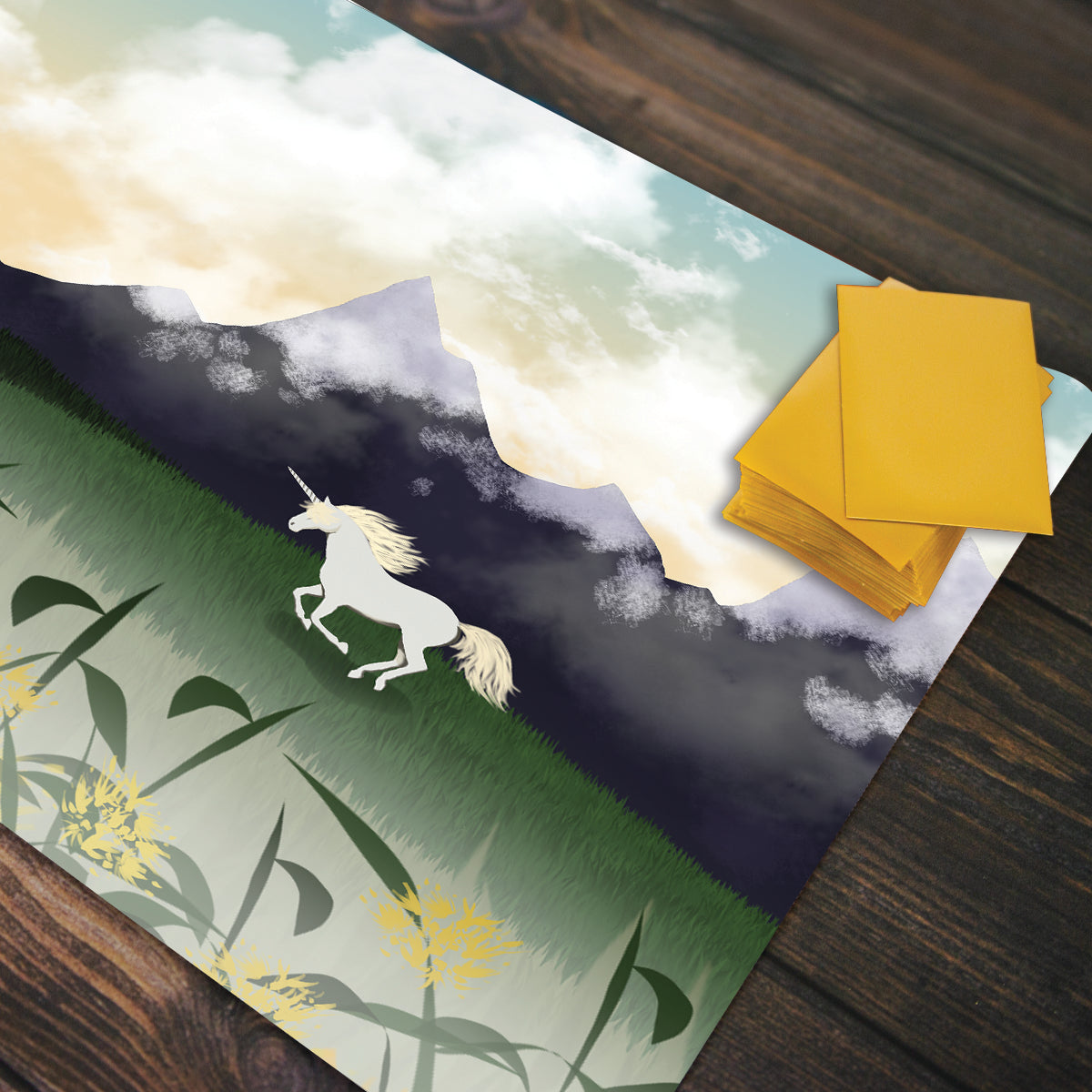 Unicorn Hills Playmat - Premium Playmat from Inked Gaming - Just $34.99! Shop now at Game Crave Tournament Store