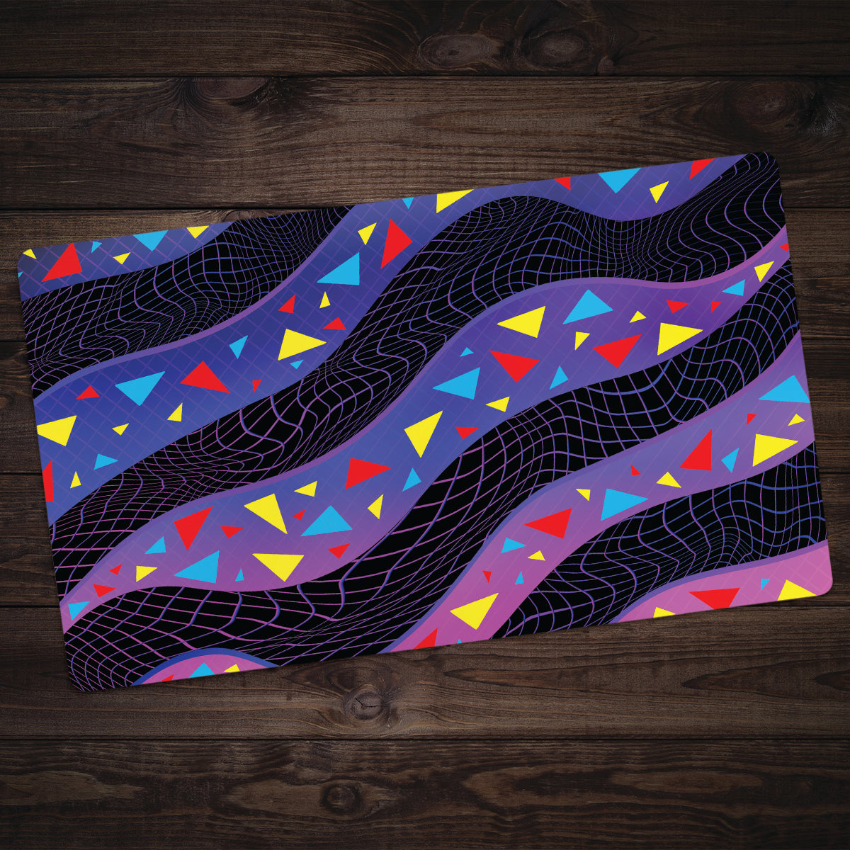 Wavy Triangles Playmat - Premium Desk Mat from Inked Gaming - Just $34.99! Shop now at Game Crave Tournament Store