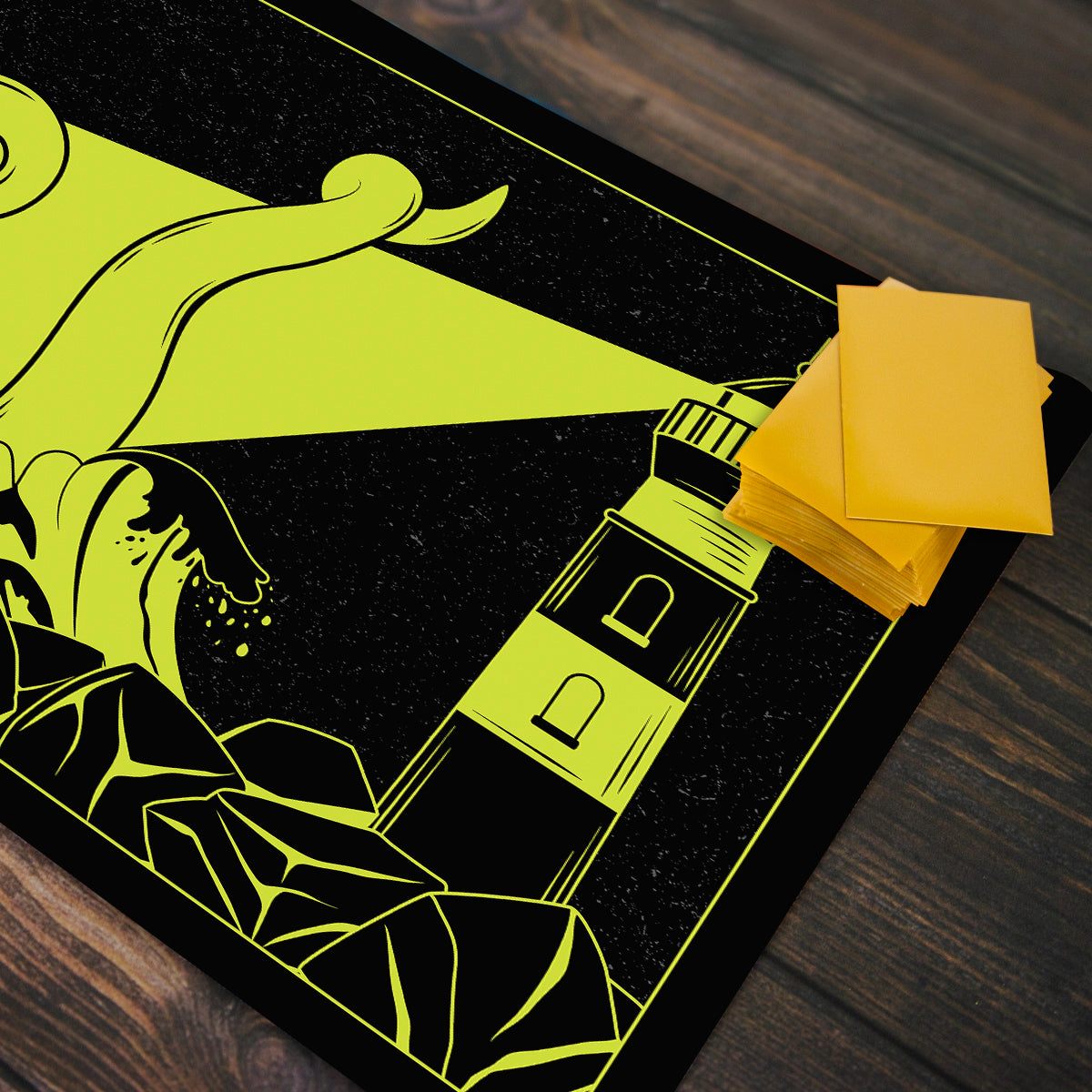 What Lies Beneath Playmat - Premium Desk Mat from Inked Gaming - Just $34.99! Shop now at Game Crave Tournament Store