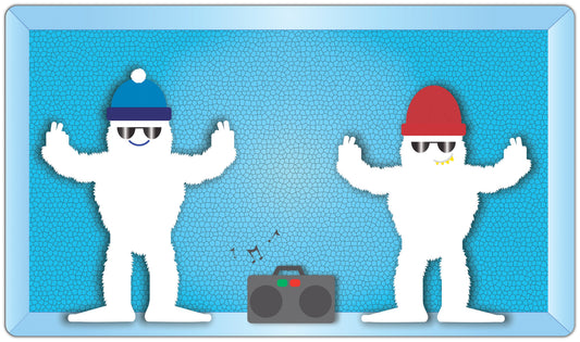 Yeti Dance-Off Playmat - Premium Playmat from Inked Gaming - Just $34.99! Shop now at Game Crave Tournament Store