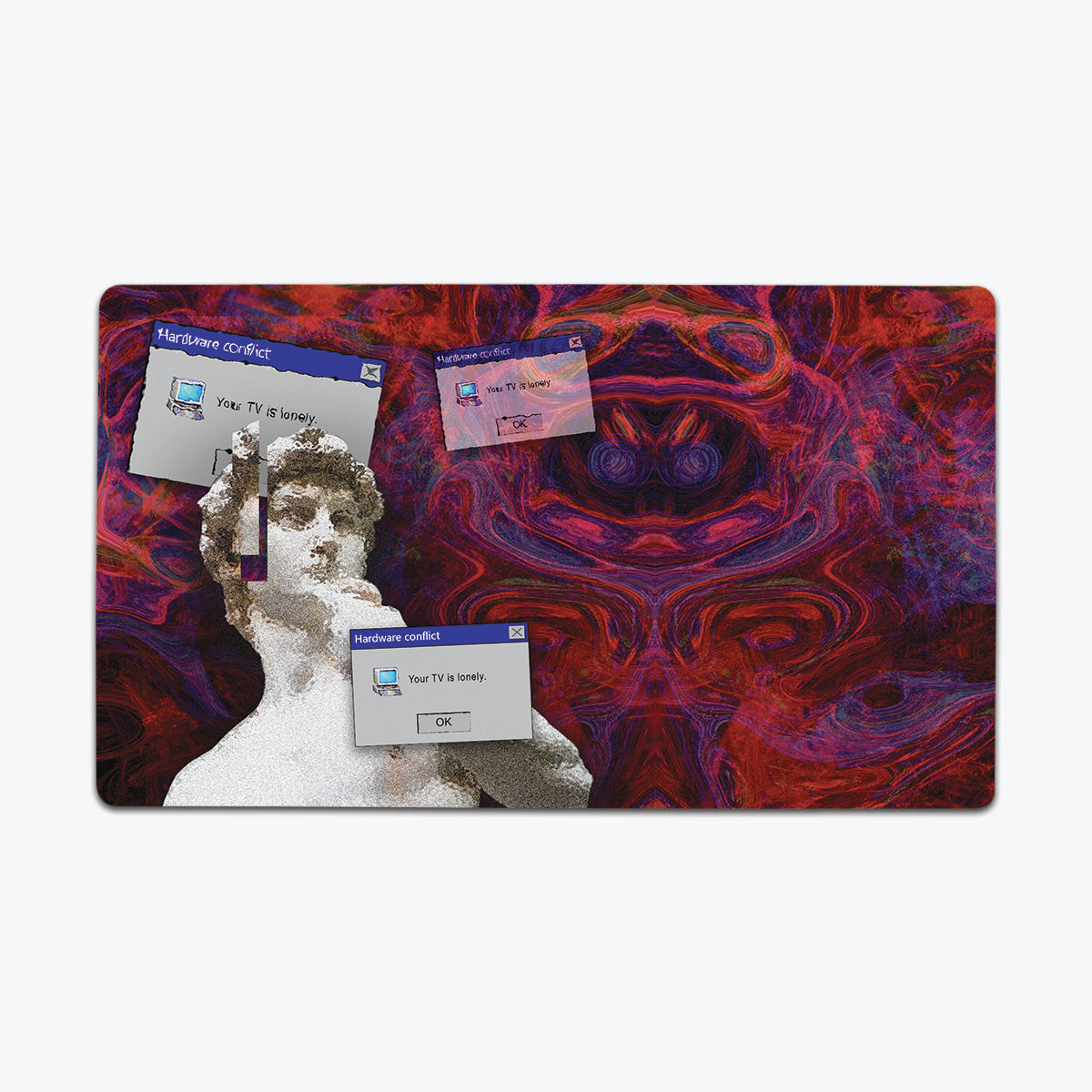 Your TV is Lonely Playmat - Premium Desk Mat from Inked Gaming - Just $34.99! Shop now at Game Crave Tournament Store