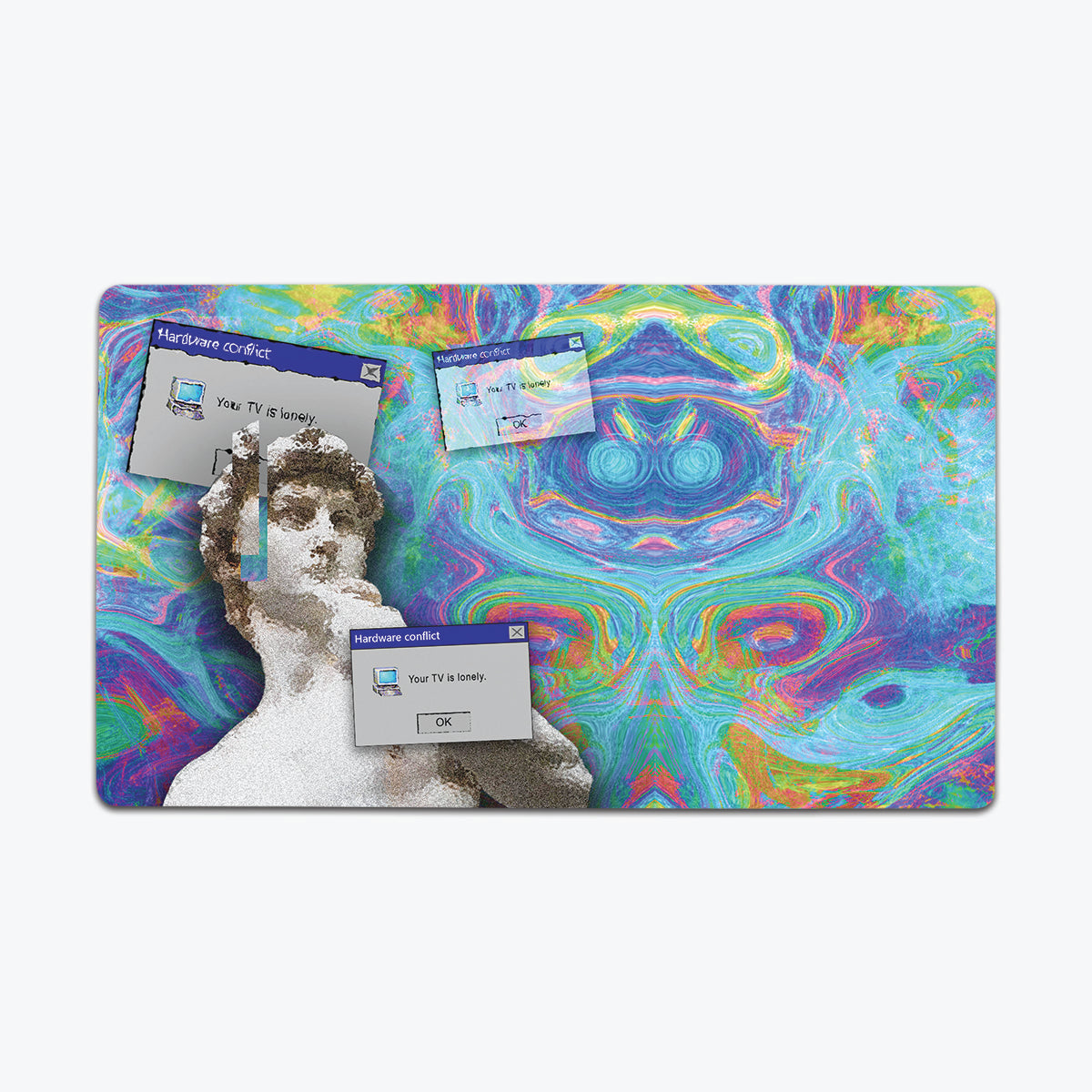 Your TV is Lonely Playmat - Premium Desk Mat from Inked Gaming - Just $34.99! Shop now at Game Crave Tournament Store