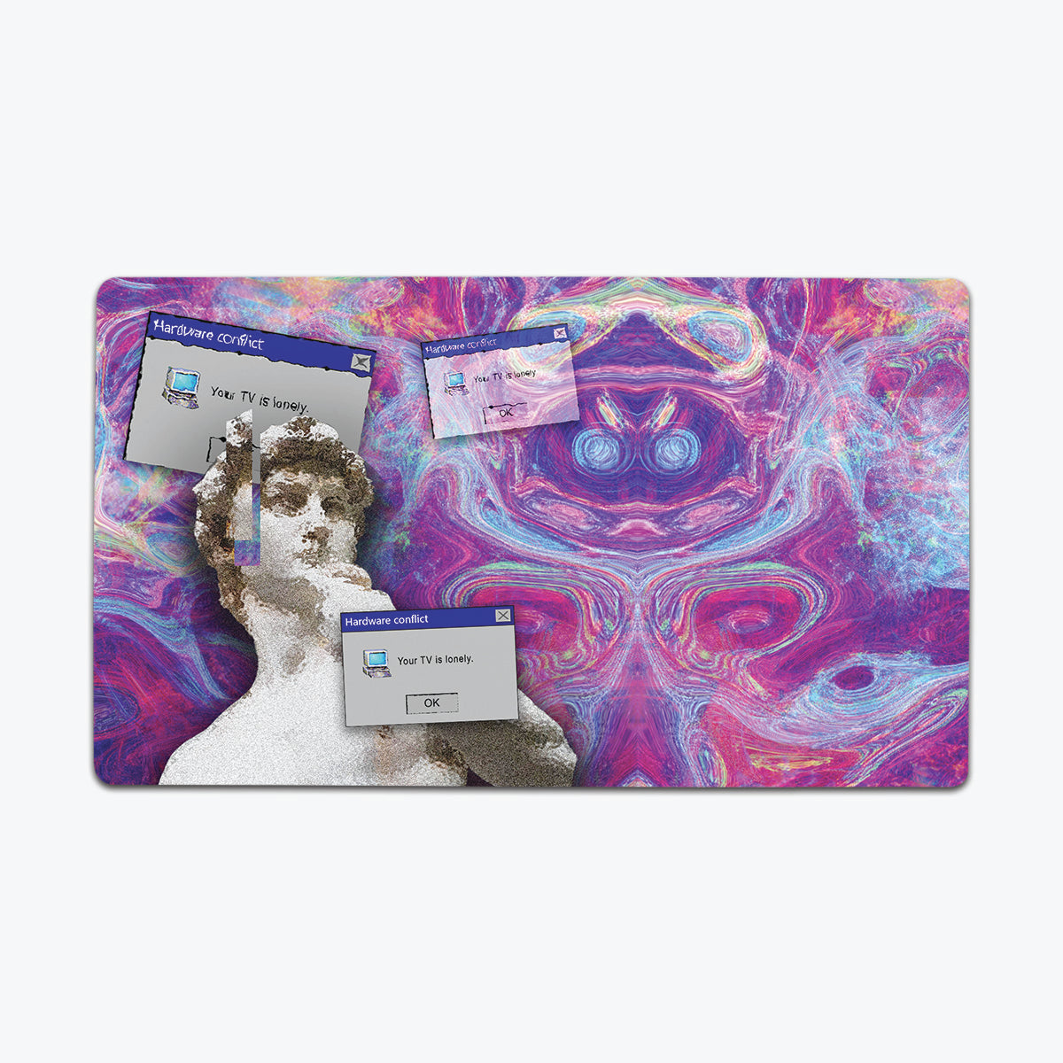 Your TV is Lonely Playmat - Premium Desk Mat from Inked Gaming - Just $34.99! Shop now at Game Crave Tournament Store