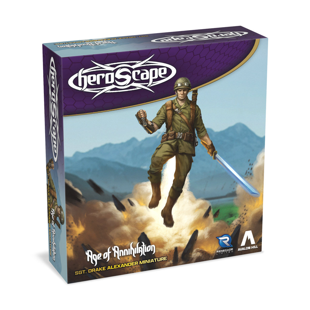 Heroscape - Sgt Drake Alexander Miniature
