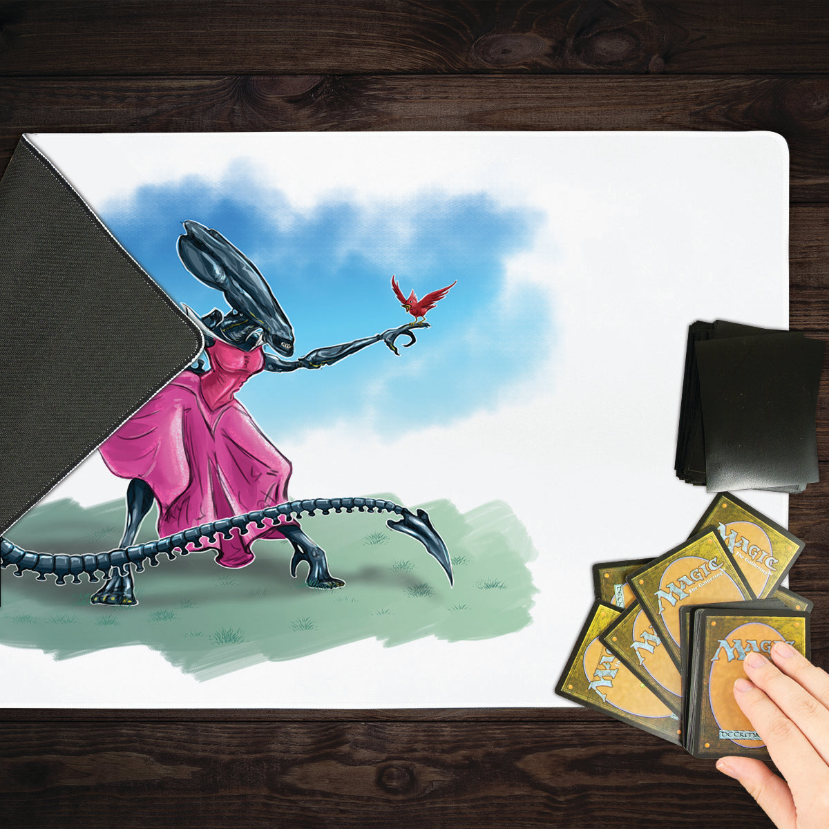 Xenomorph Princess Playmat - Premium Playmat from Inked Gaming - Just $34.99! Shop now at Game Crave Tournament Store
