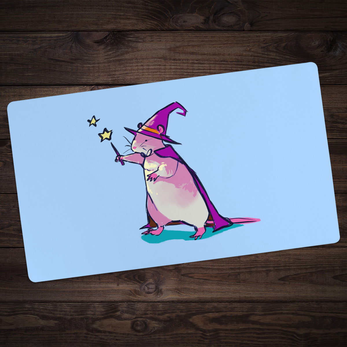 Wizard Rat Playmat - Premium Playmat from Inked Gaming - Just $34.99! Shop now at Game Crave Tournament Store